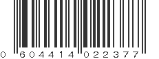 UPC 604414022377