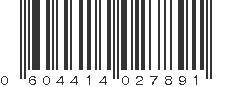 UPC 604414027891