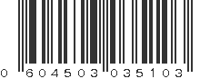 UPC 604503035103