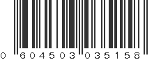 UPC 604503035158