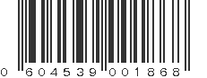 UPC 604539001868