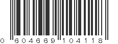 UPC 604669104118