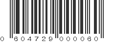 UPC 604729000060