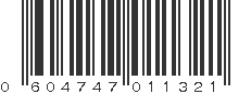 UPC 604747011321