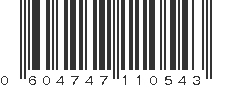 UPC 604747110543