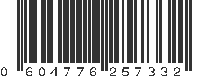 UPC 604776257332