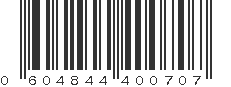 UPC 604844400707