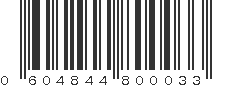 UPC 604844800033