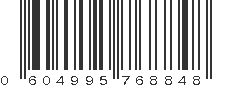 UPC 604995768848