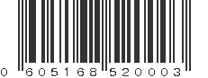 UPC 605168520003