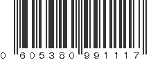 UPC 605380991117