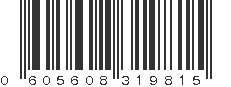 UPC 605608319815