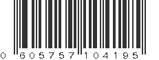 UPC 605757104195