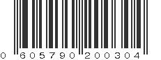 UPC 605790200304