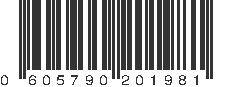 UPC 605790201981