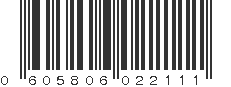 UPC 605806022111