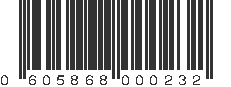 UPC 605868000232