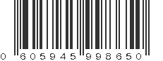 UPC 605945998650