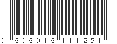 UPC 606016111251