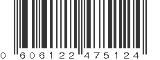 UPC 606122475124