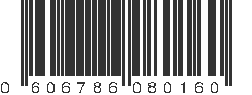 UPC 606786080160