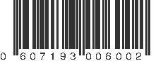 UPC 607193006002