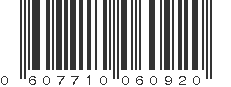 UPC 607710060920