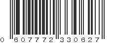 UPC 607772330627