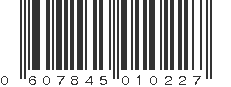 UPC 607845010227