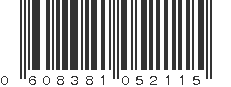 UPC 608381052115