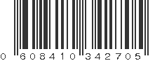 UPC 608410342705