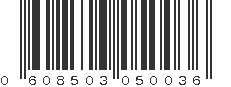 UPC 608503050036