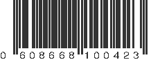 UPC 608668100423