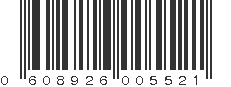 UPC 608926005521