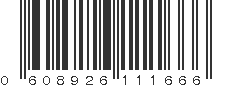 UPC 608926111666