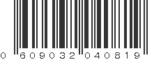 UPC 609032040819