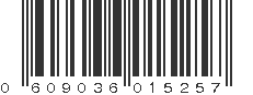 UPC 609036015257