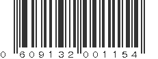 UPC 609132001154