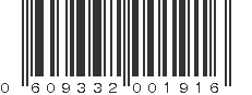 UPC 609332001916