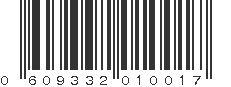 UPC 609332010017