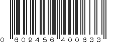 UPC 609456400633