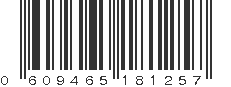 UPC 609465181257