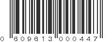 UPC 609613000447