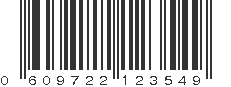 UPC 609722123549