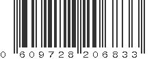 UPC 609728206833