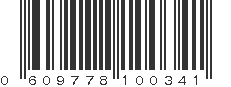 UPC 609778100341