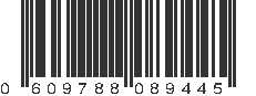 UPC 609788089445