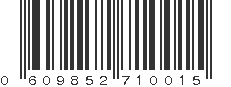 UPC 609852710015