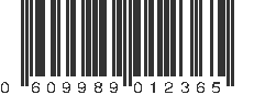 UPC 609989012365