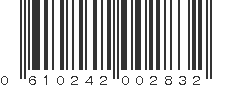 UPC 610242002832